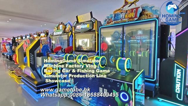 HomingGame Simulator Machine Factory Vlog | Racing Car & Fishing Game Simulator Production Line Showcase HomingGame Simulator Machine Factory Vlog | Racing Car & Fishing Game Simulator Production Line Showcase