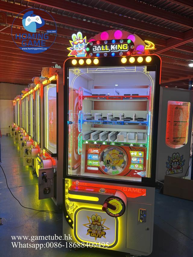 Factory Direct Ball King Rolling Ball Prize Redemption Game Machine | Hot Sale Gift Vending Arcade Machine | High Profit Single Player Prize Machine by HomingGame Factory Direct Ball King Rolling Ball Prize Redemption Game Machine | Hot Sale Gift Vending Arcade Machine | High Profit Single Player Prize Machine by HomingGame