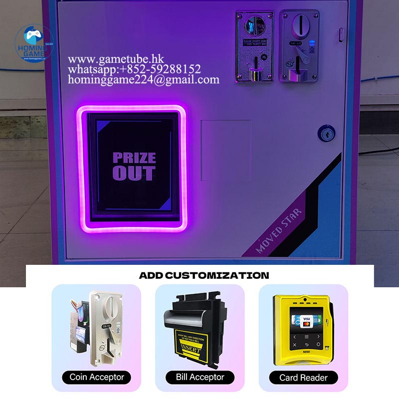 HomingGame Wholesale Commercial Coin Operated Crane Machine LED Lighting Claw Machine Toy Vending Arcade Game Machine HomingGame Wholesale Commercial Coin Operated Crane Machine LED Lighting Claw Machine Toy Vending Arcade Game Machine