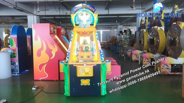 2026 Hot Sale USA Standard Treasure Pyramid Power 4-Player Coin Pusher Arcade Machine – High-Profit Ticket Redemption Game for FEC & Amusement Centers 2026 Hot Sale USA Standard Treasure Pyramid Power 4-Player Coin Pusher Arcade Machine – High-Profit Ticket Redemption Game for FEC & Amusement Centers