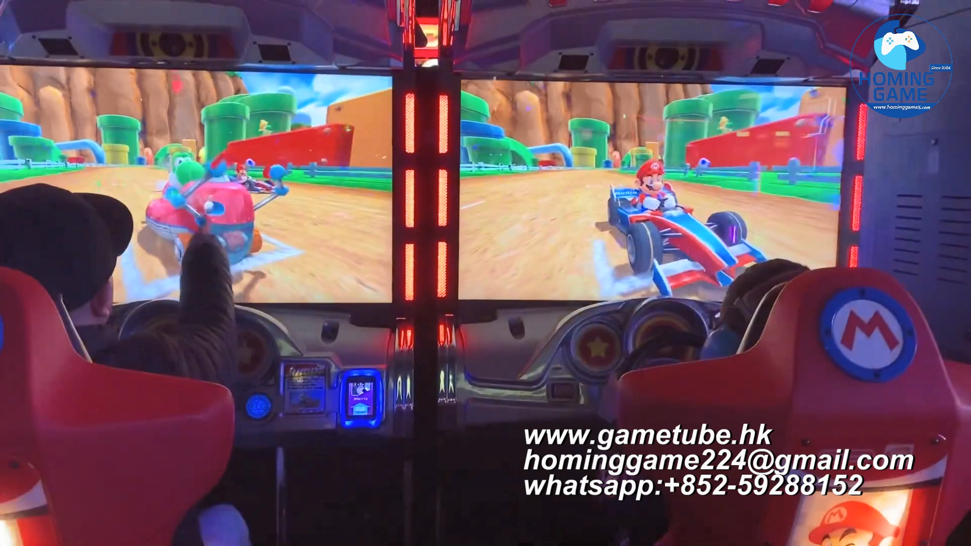 HomingGame Factory Direct: 42-Inch LCD Mario Kart Arcade Game Machine – Coin-Operated Racing Simulator & Driving Control Console HomingGame Factory Direct: 42-Inch LCD Mario Kart Arcade Game Machine – Coin-Operated Racing Simulator & Driving Control Console