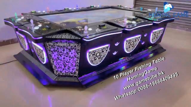 Hot Sale 86 inch 10 seater fish table by HomingGame#fishtablegames #games #fishtablemachine #usafish