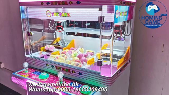 Top 4-Player Coin Operated Claw Machine | Mini Toy Park Metal Crane Arcade Game by HomingGame Top 4-Player Coin Operated Claw Machine | Mini Toy Park Metal Crane Arcade Game by HomingGame