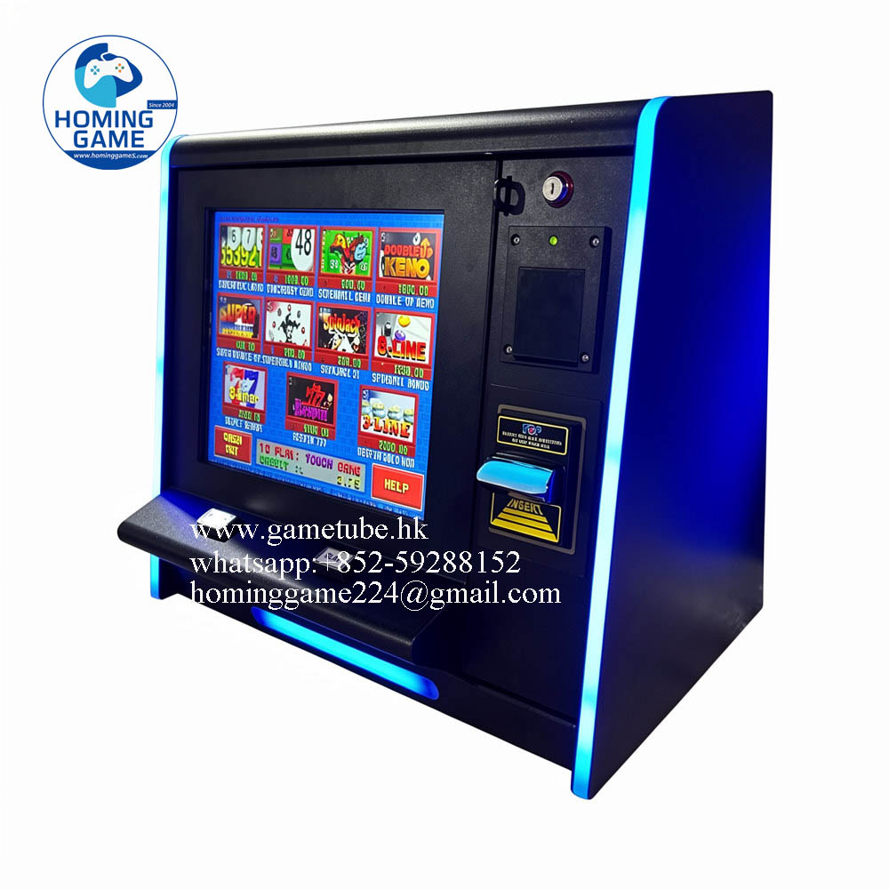 HomingGame 19 Inch Table Top Metal Cabinet Video Game Machine – Compatible with Pot O Gold, American Roulette, Texas Keno & WMS Systems, Coin Operated Mini Arcade Vending Machine HomingGame 19 Inch Table Top Metal Cabinet Video Game Machine – Compatible with Pot O Gold, American Roulette, Texas Keno & WMS Systems, Coin Operated Mini Arcade Vending Machine