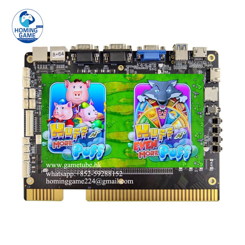2026 New Arrival 2-in-1 Vertical Display PCB Board Huff N' Puff Game for 32" & 43" Straight and Curved Touch Skill Slot Game Machines 2026 New Arrival 2-in-1 Vertical Display PCB Board Huff N' Puff Game for 32" & 43" Straight and Curved Touch Skill Slot Game Machines