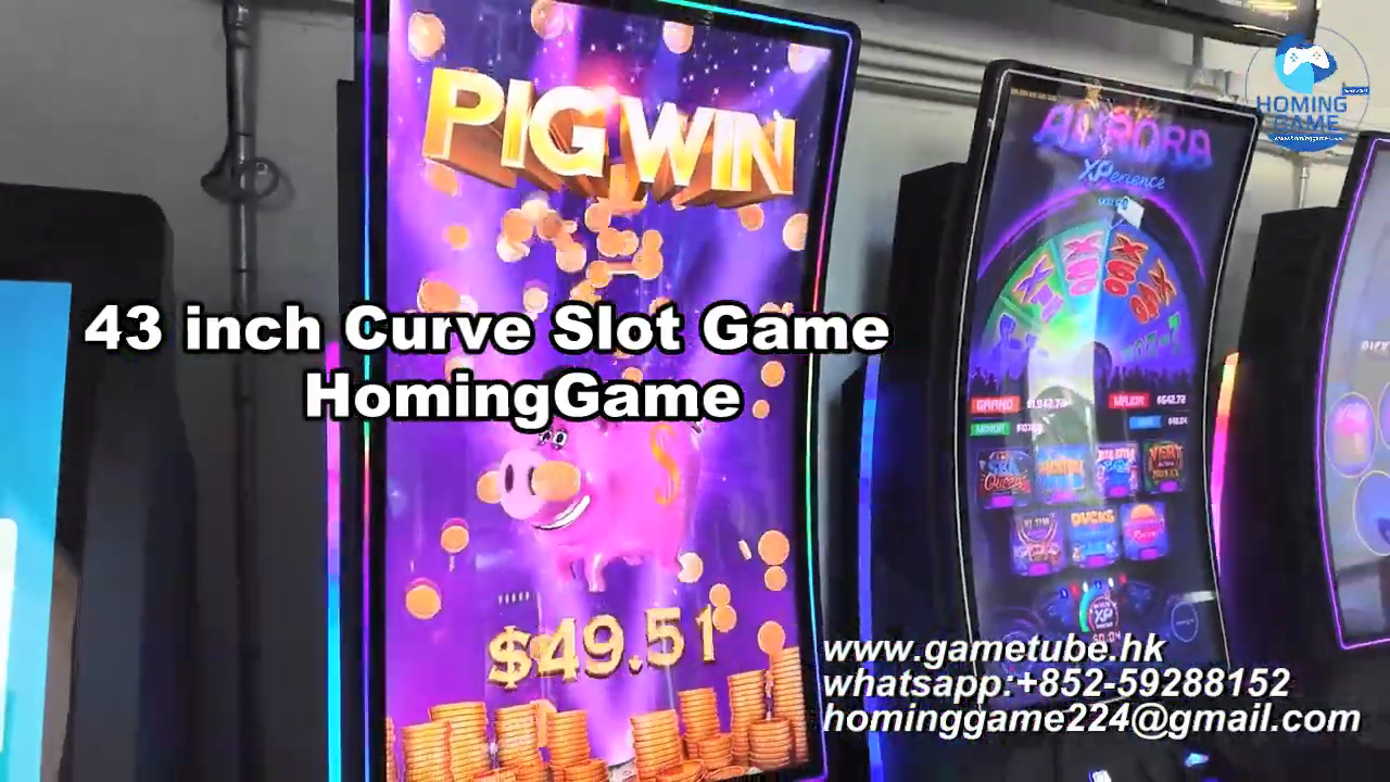 Wholesale Premium 43-Inch Curved Slot Table Game Machine | Aurora XPerience 7-in-1 Skill Game Board & ATM Cash Redemption Kiosk Integration Wholesale Premium 43-Inch Curved Slot Table Game Machine | Aurora XPerience 7-in-1 Skill Game Board & ATM Cash Redemption Kiosk Integration