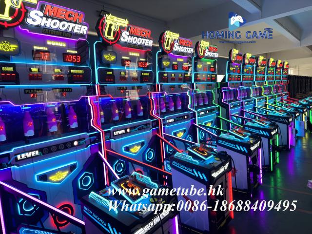 Coin Operated Mech Shooter Fast Gunman Arcade Shooting Game Machine for Sale by HomingGame