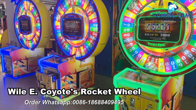 2026 Wholesale Wile E. Coyote Rocket Wheel Arcade Game - Deluxe Ticket Redemption Machine for Family Entertainment Centers