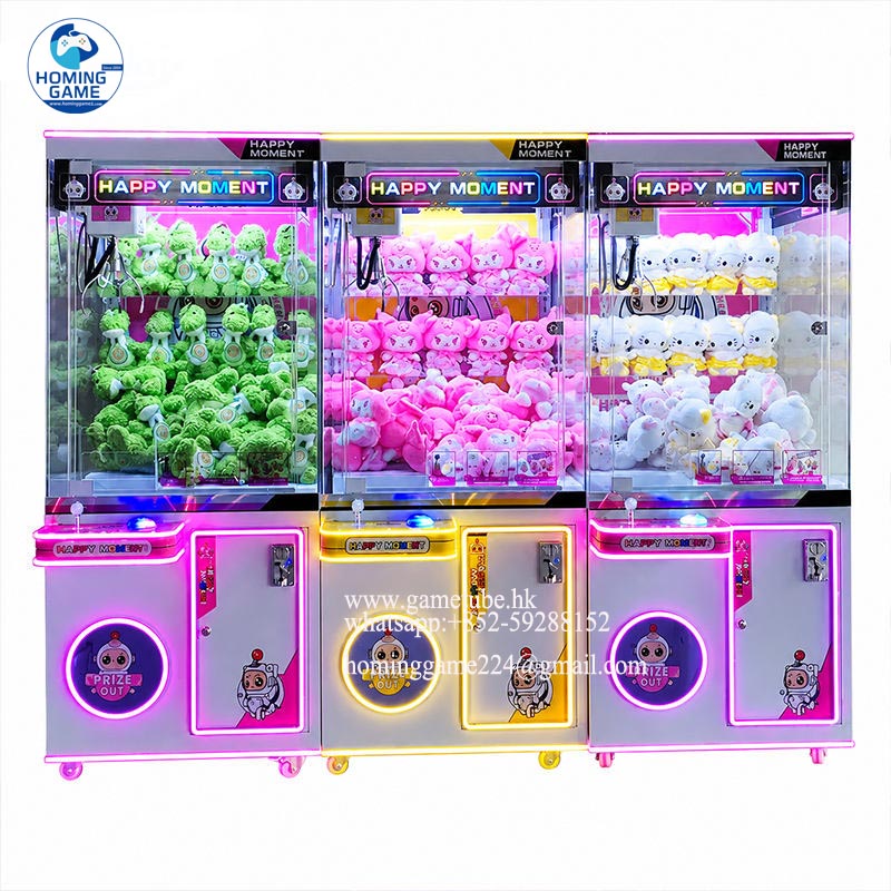 HomingGame Factory Price Full Size Coin Operated Arcade Claw Machine – Plush Toy Vending & Gift Crane Game Machine