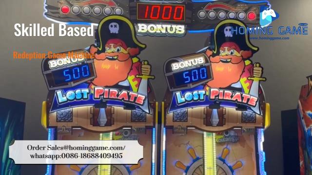 Skill Based Redemption Game Lost Pirate Lottery 2 Player Game Machine by HomingGame #RedemptionGameMachine#LotteryGameMachine#GameMachine(Order Call Whatsapp:0086-18688409495)