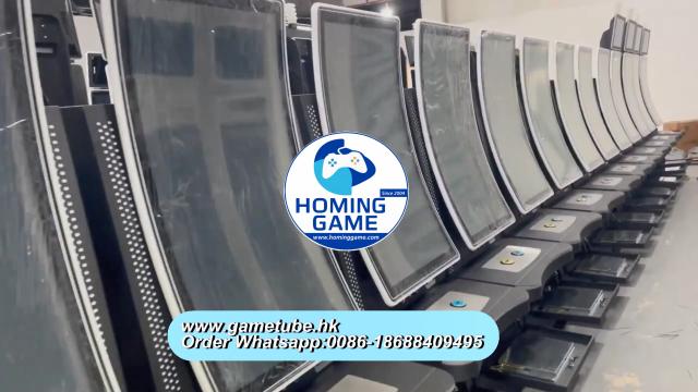 2025 Hot Sale 43” Curved Skill Slot Table Game Machine | Fusion-Style Cabinet | HomingGame Factory Direct 2025 Hot Sale 43” Curved Skill Slot Table Game Machine | Fusion-Style Cabinet | HomingGame Factory Direct