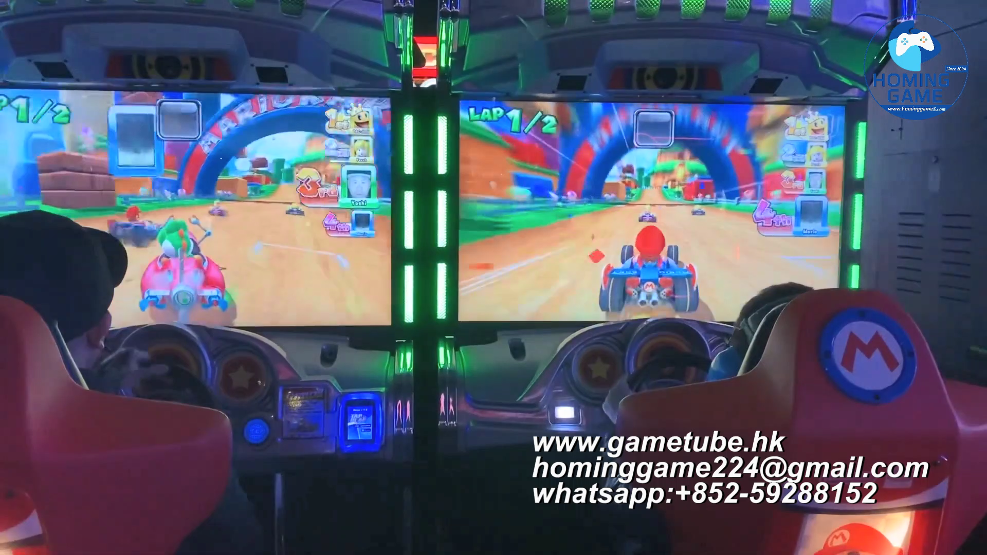 HomingGame Factory Direct: 42-Inch LCD Mario Kart Arcade Game Machine – Coin-Operated Racing Simulator & Driving Control Console HomingGame Factory Direct: 42-Inch LCD Mario Kart Arcade Game Machine – Coin-Operated Racing Simulator & Driving Control Console