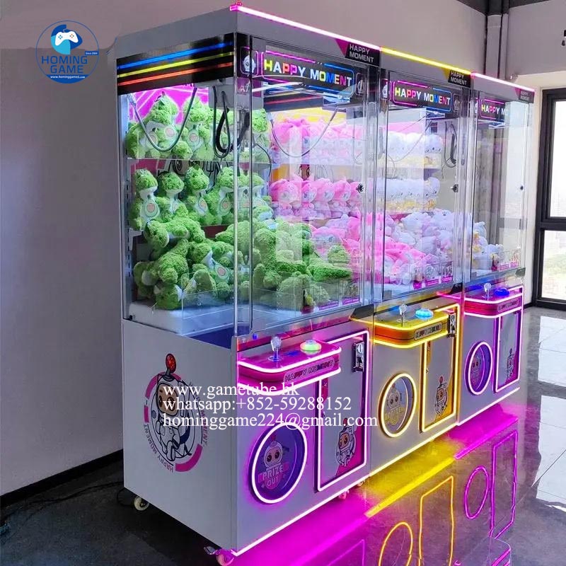 HomingGame Factory Price Full Size Coin Operated Arcade Claw Machine – Plush Toy Vending & Gift Crane Game Machine