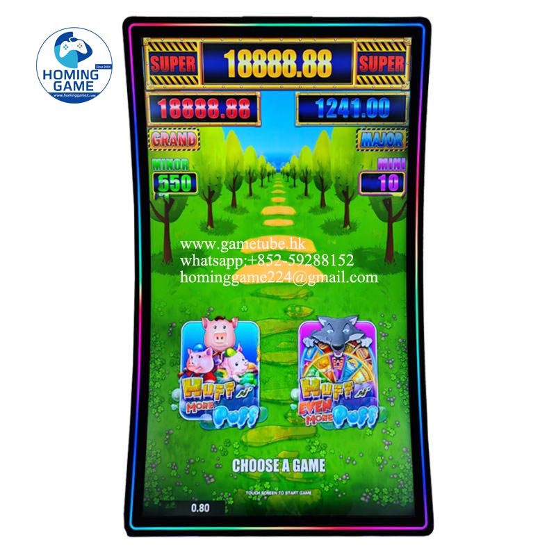 2026 New Arrival 2-in-1 Vertical Display PCB Board Huff N' Puff Game for 32" & 43" Straight and Curved Touch Skill Slot Game Machines 2026 New Arrival 2-in-1 Vertical Display PCB Board Huff N' Puff Game for 32" & 43" Straight and Curved Touch Skill Slot Game Machines