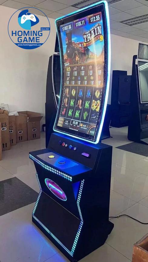 Factory Direct 43″ Curved Skill Slot Table Game Machine – HomingGame OEM Casino Gaming Arcade Machine – Multi Games + LED Lights + Bill/Coin/Card Payment Factory Direct 43″ Curved Skill Slot Table Game Machine – HomingGame OEM Casino Gaming Arcade Machine – Multi Games + LED Lights + Bill/Coin/Card Payment
