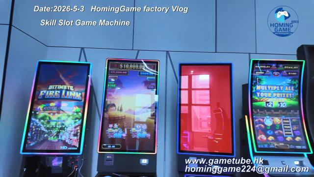 HomingGame 2026 Factory Direct 22/27/32/43 Inch Skill Slot Game Machine Cabinet | Vertical Straight & Curved Screen Slot Table Game for Amusement Room HomingGame 2026 Factory Direct 22/27/32/43 Inch Skill Slot Game Machine Cabinet | Vertical Straight & Curved Screen Slot Table Game for Amusement Room