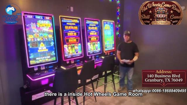 NEW OPENING: Granbury’s Hottest Gaming Destination is HERE!-HOT WHEELS GAME ROOM- All Skill Brand New 43 Inch Vertical Slot Table Game Machine NEW OPENING: Granbury’s Hottest Gaming Destination is HERE!-HOT WHEELS GAME ROOM- All Skill Brand New 43 Inch Vertical Slot Table Game Machine