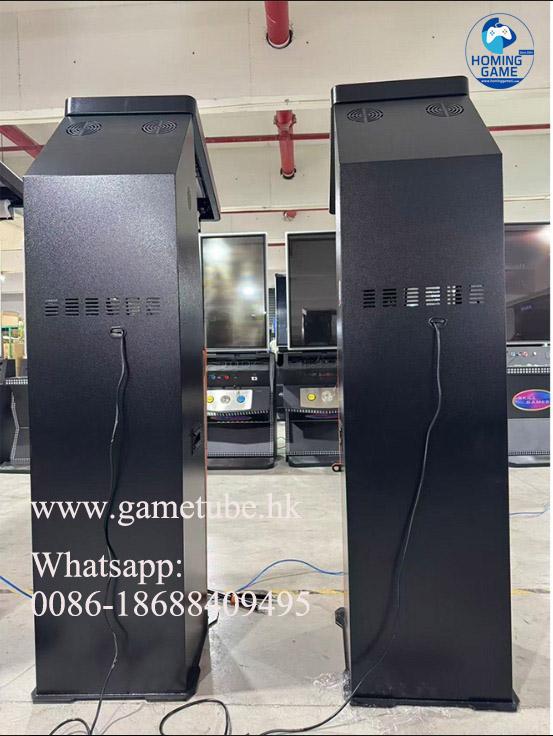 HomingGame Factory Ticket Redemption Terminal & Cashier Kiosk - Automated Arcade Ticket Eater & Cash Payout Machine with QR Scanner for FEC, Game Center, and Casino Management
