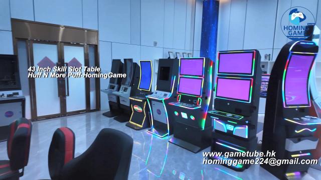 [2026 Hot Sale] 43 Inch Skill Slot Table Game Machine Huff N' Puff & Huff N' More Puff 2-in-1 Multiple Slot Game