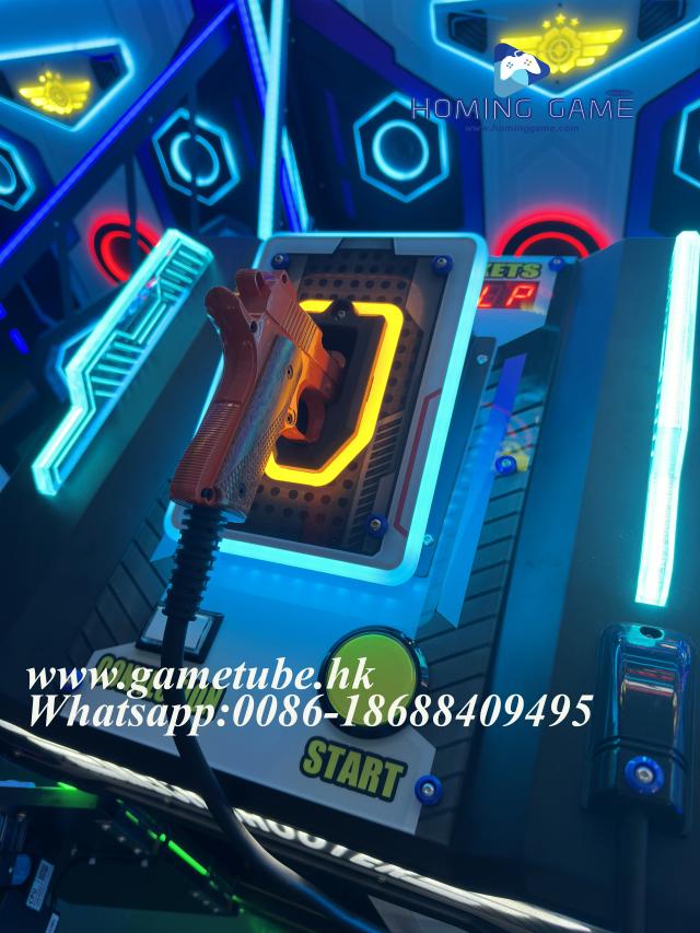 Coin Operated Mech Shooter Fast Gunman Arcade Shooting Game Machine for Sale by HomingGame