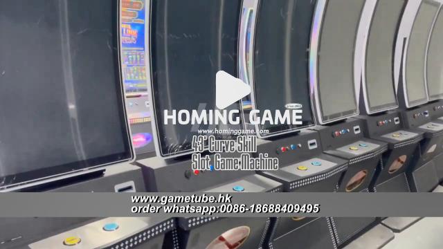Factory Direct 43” Curved Screen Skill Slot Game Machine Cabinet | High Profit Arcade Setup by HomingGame Factory Direct 43” Curved Screen Skill Slot Game Machine Cabinet | High Profit Arcade Setup by HomingGame