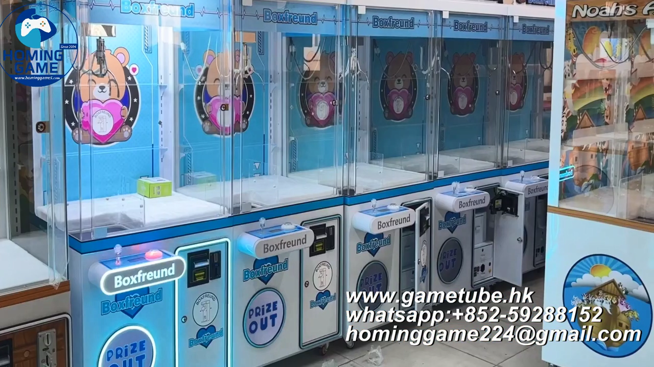 Premium Blue Toy Plush Catcher: High-Performance Arcade Claw Machine with Bill Acceptor