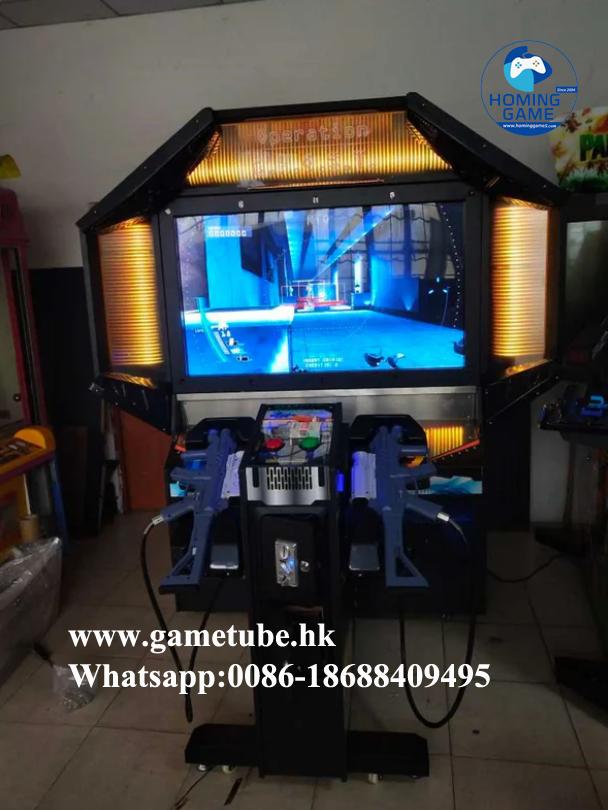 Homing Game Factory Operation Ghost Shoot Fire Arcade Game Machine | 55″ LCD Dual Player Light Gun Shooting Simulator | Coin Operated Arcade Gun Game OEM Homing Game Factory Operation Ghost Shoot Fire Arcade Game Machine | 55″ LCD Dual Player Light Gun Shooting Simulator | Coin Operated Arcade Gun Game OEM
