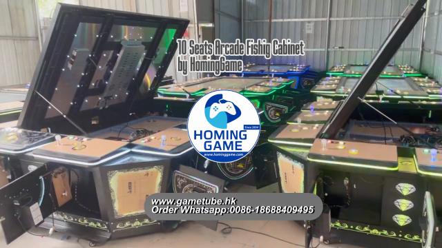 10 Seats Luxurious 86-Inch Arcade Fish Cabinet | 10 Players 86 Inch Screen Fish Game Machine 10 Seats Luxurious 86-Inch Arcade Fish Cabinet | 10 Players 86 Inch Screen Fish Game Machine