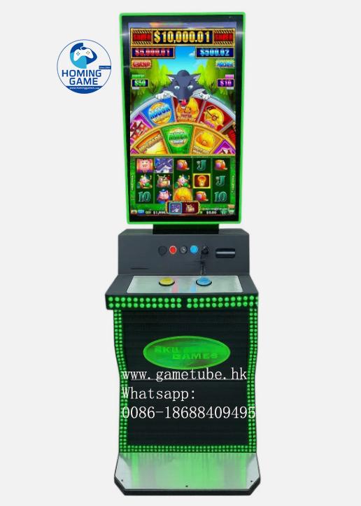 HomingGame 32"/43" Straight & Curved Touch Huff N More Puff Skill Slot Game Machine – Full Operator Guide