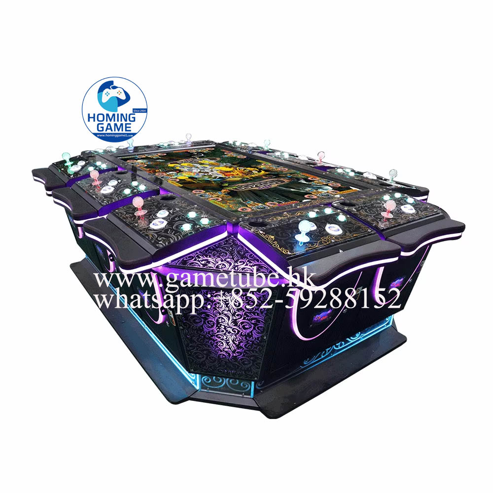 HomingGame Factory 10 Players 85 Inch Fishing Table Game Machine Ocean King Coin Operated Fish Arcade Game Cabinet for Commercial Game Room HomingGame Factory 10 Players 85 Inch Fishing Table Game Machine Ocean King Coin Operated Fish Arcade Game Cabinet for Commercial Game Room