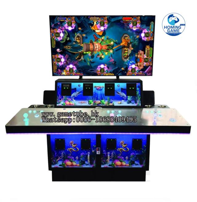 HomingGame Factory Price 4 Player Upright Fishing Game Machine Vertical Screen Arcade Fish Hunter Shooting Game Cabinet for Amusement Center HomingGame Factory Price 4 Player Upright Fishing Game Machine Vertical Screen Arcade Fish Hunter Shooting Game Cabinet for Amusement Center