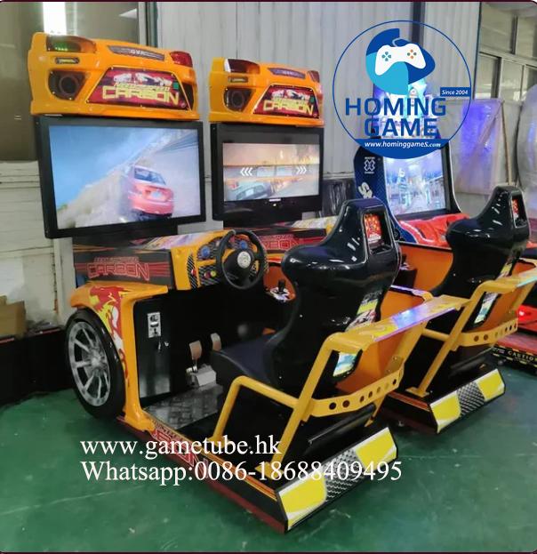 HomingGame Deluxe Driving Racing Car Game Machine - Original Need for Speed Carbon Arcade Simulator - High-Revenue Classic Video Game for Amusement Playgrounds & FECs HomingGame Deluxe Driving Racing Car Game Machine - Original Need for Speed Carbon Arcade Simulator - High-Revenue Classic Video Game for Amusement Playgrounds & FECs