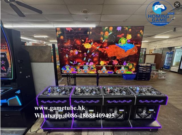 Factory Direct 4 Player Upright Fishing Table Game Machine | Commercial Arcade Fish Hunter Game Cabinet for USA & Global Market | HomingGame Manufacturer Factory Direct 4 Player Upright Fishing Table Game Machine | Commercial Arcade Fish Hunter Game Cabinet for USA & Global Market | HomingGame Manufacturer