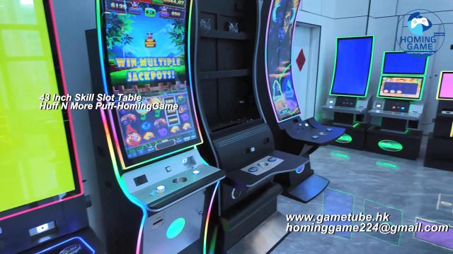 [2026 Hot Sale] 43 Inch Skill Slot Table Game Machine Huff N' Puff & Huff N' More Puff 2-in-1 Multiple Slot Game