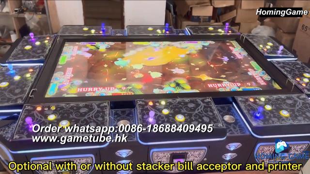 2026 Wholesale Lucky Lobster Fishing Table Game Machine - Custom 10-Player 86-100 Inch 4K LCD Arcade Cabinet for USA Market