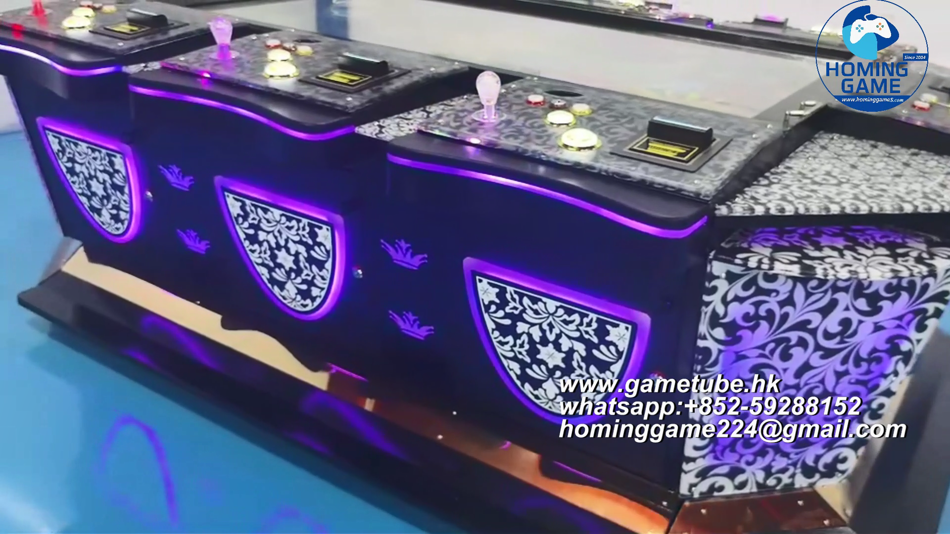 Custom 55 65 85 Inch Multi-Player Fish Hunting Game Machine - 8 to 10 Seats Coin-Operated Arcade Fishing Table | HomingGame Factory Direct Custom 55 65 85 Inch Multi-Player Fish Hunting Game Machine - 8 to 10 Seats Coin-Operated Arcade Fishing Table | HomingGame Factory Direct