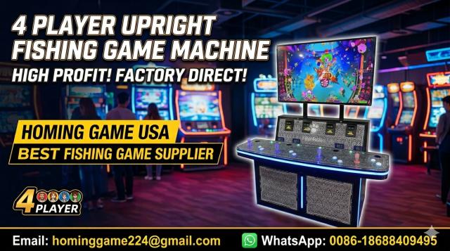 HomingGame Factory Price 4 Player Upright Fishing Game Machine Vertical Screen Arcade Fish Hunter Shooting Game Cabinet for Amusement Center HomingGame Factory Price 4 Player Upright Fishing Game Machine Vertical Screen Arcade Fish Hunter Shooting Game Cabinet for Amusement Center