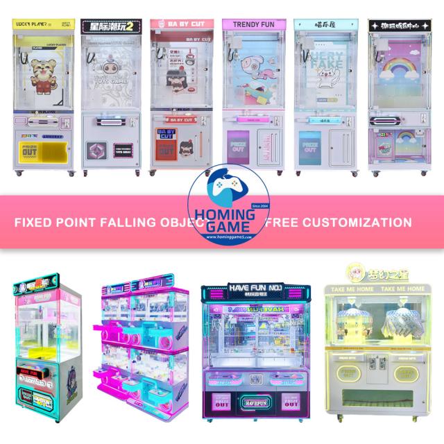 HomingGame Full Size Commercial Toy Catcher Prize Game Machine | Crane Claw Machine | Claw Prize Game Machine for Arcade, Mall & Entertainment Centers