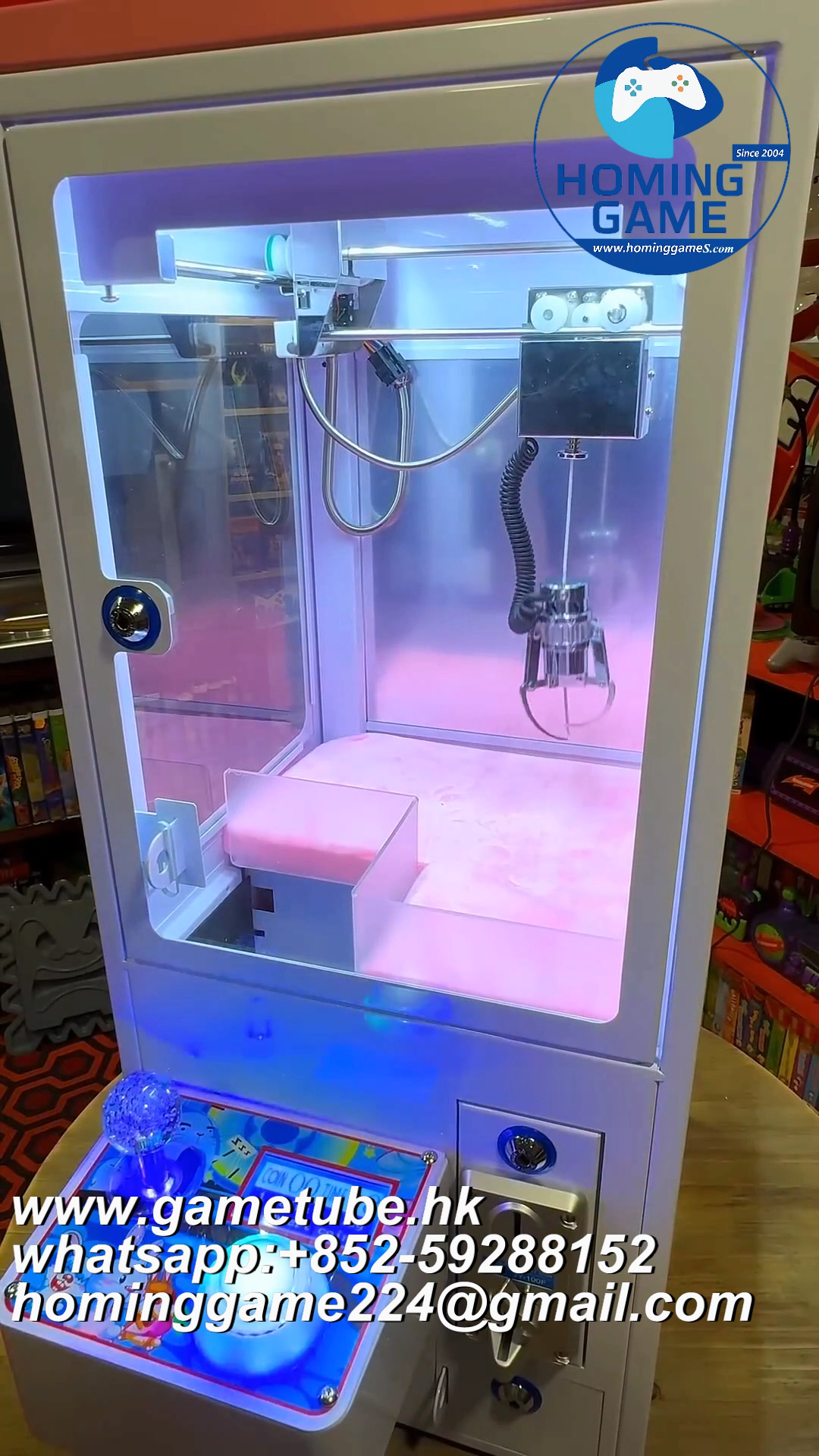 2026 USA Hot Sale Coin Operated Desktop Mini Claw Machine – Compact Arcade Prize Catcher & Candy Vending Machine for Commercial & Home Use | HomingGame 2026 USA Hot Sale Coin Operated Desktop Mini Claw Machine – Compact Arcade Prize Catcher & Candy Vending Machine for Commercial & Home Use | HomingGame