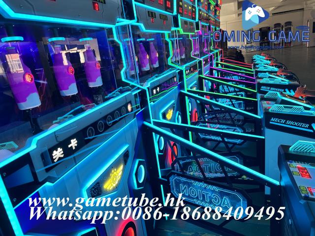 Coin Operated Mech Shooter Fast Gunman Arcade Shooting Game Machine for Sale by HomingGame