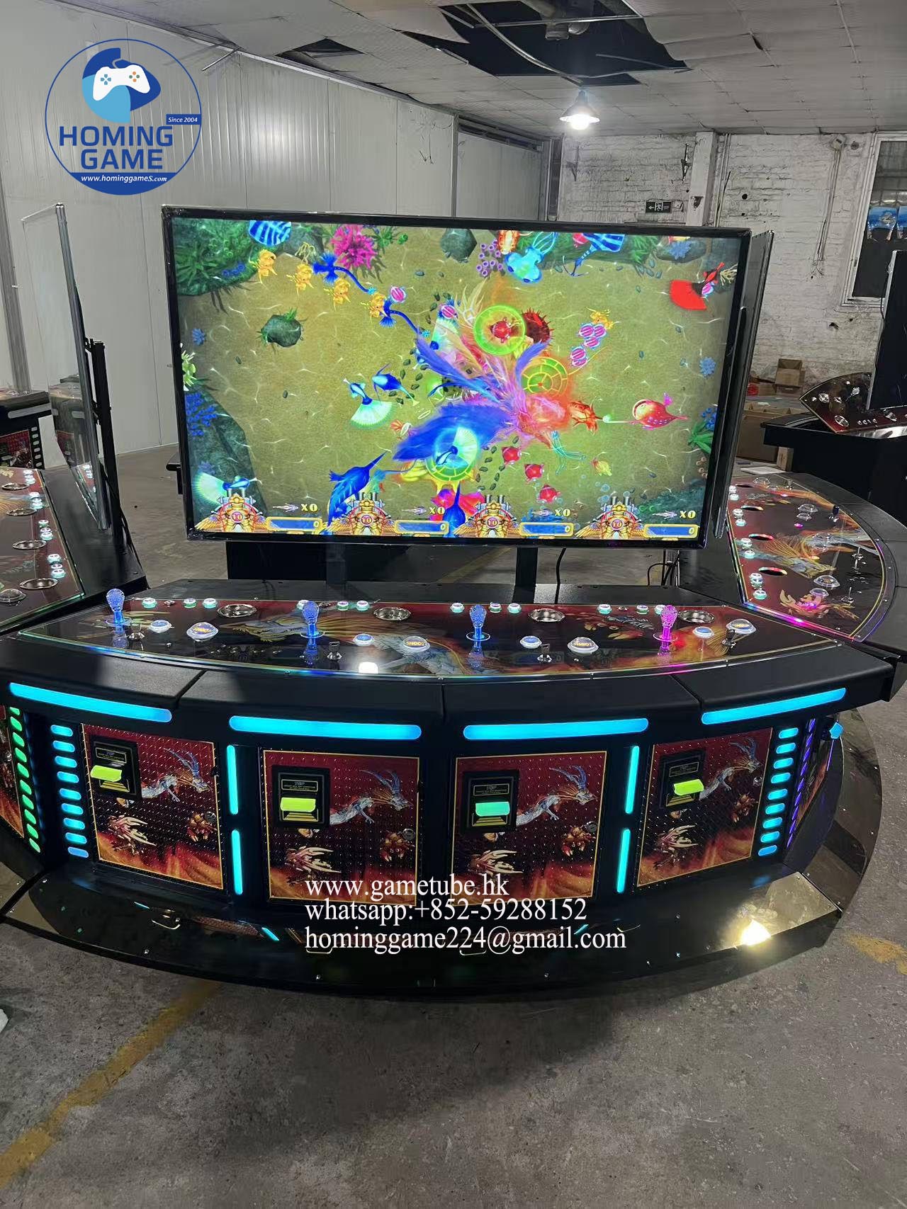 Wholesale 3 Player Fishing Table Arcade Fish Game Machine – 55-Inch Metal Cabinet, IGS Software, ICT Bill Acceptor & Custom Fish Games Board for Sale | HomingGame Factory
