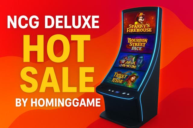 NCG Deluxe 43" Curve Slot Game Cabinet | Hot Multi-Game System by HomingGame (Banilla Games Edition) NCG Deluxe 43" Curve Slot Game Cabinet | Hot Multi-Game System by HomingGame (Banilla Games Edition)