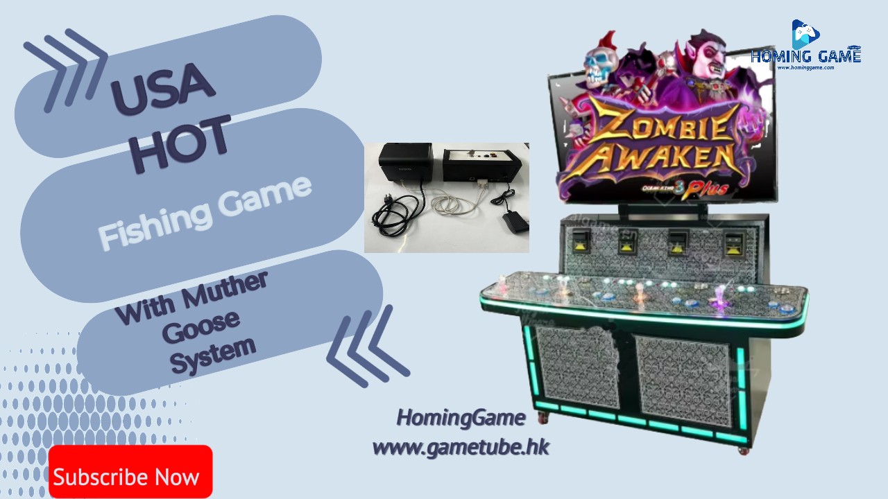 USA Hot 4-Player Upright Fishing Game Machine HomingGame with Mutha Goose Printer Accounting System USA Hot 4-Player Upright Fishing Game Machine HomingGame with Mutha Goose Printer Accounting System