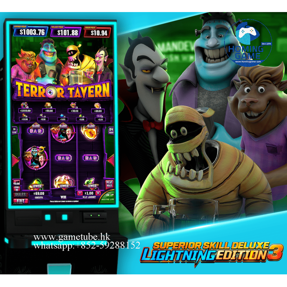 Wholesale Factory Direct: Superior Skill Deluxe Lightning Edition 3 Multi-Game Board | 5-in-1 Vertical Touchscreen Arcade PCB