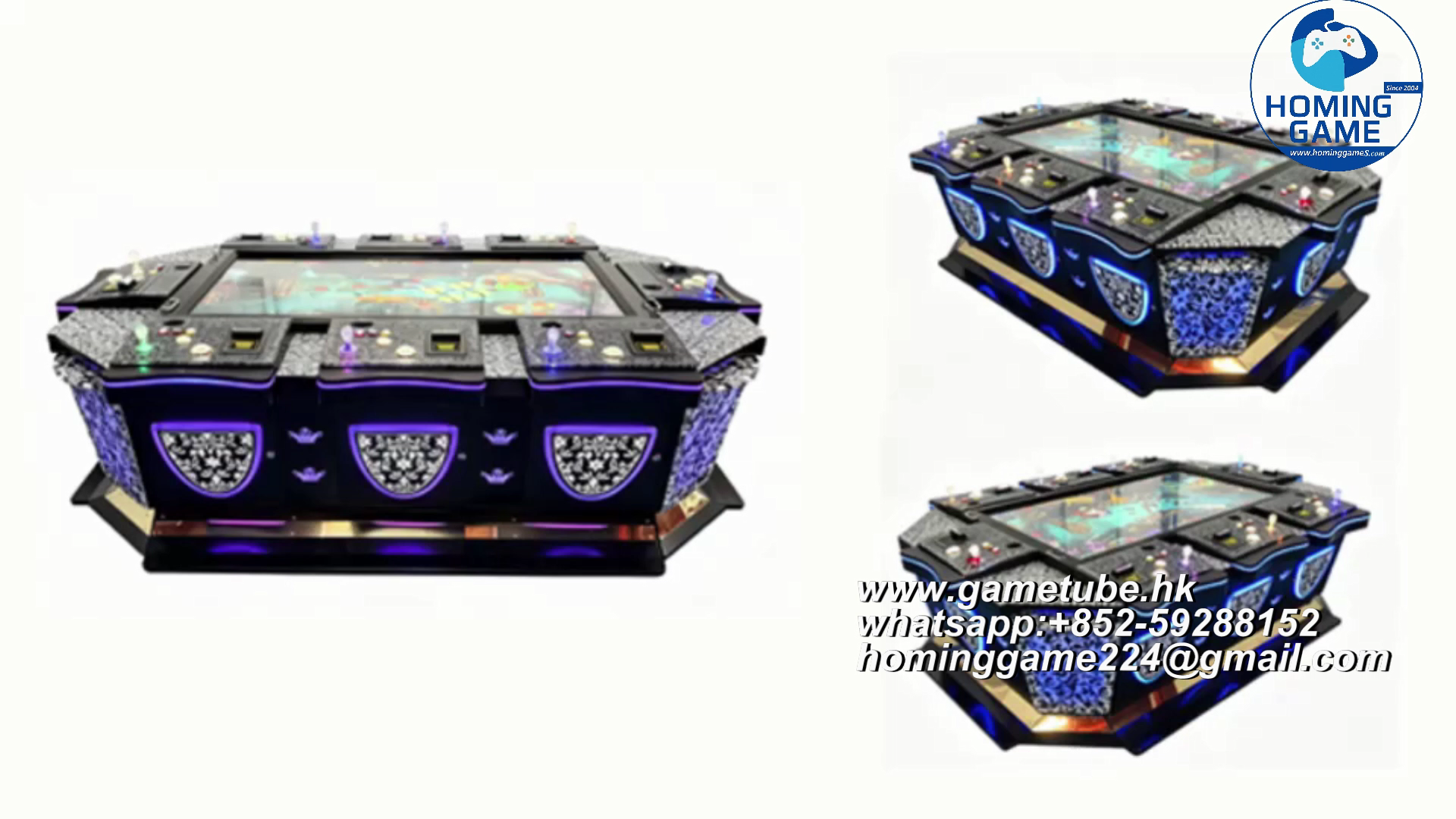 Custom 55 65 85 Inch Multi-Player Fish Hunting Game Machine - 8 to 10 Seats Coin-Operated Arcade Fishing Table | HomingGame Factory Direct Custom 55 65 85 Inch Multi-Player Fish Hunting Game Machine - 8 to 10 Seats Coin-Operated Arcade Fishing Table | HomingGame Factory Direct