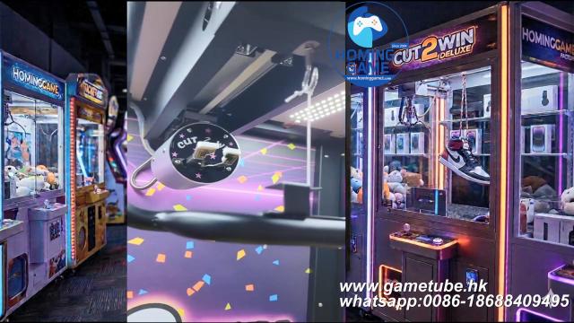 Cut 2 Win Prize Game Machine – Deluxe String Cutting Arcade Cabinet | HomingGame Factory Cut 2 Win Prize Game Machine – Deluxe String Cutting Arcade Cabinet | HomingGame Factory