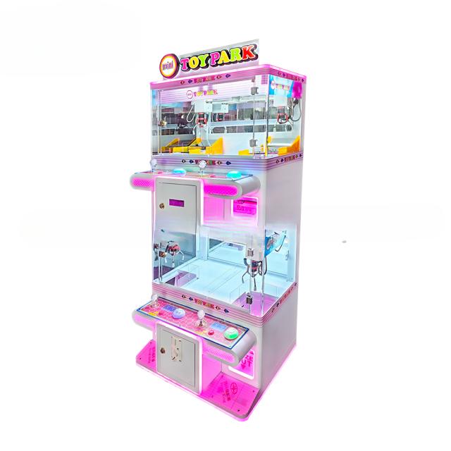 Top 4-Player Coin Operated Claw Machine | Mini Toy Park Metal Crane Arcade Game by HomingGame Top 4-Player Coin Operated Claw Machine | Mini Toy Park Metal Crane Arcade Game by HomingGame