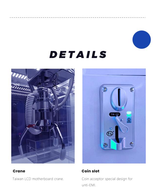 Coin Operated Luxury Mini Crane Claw Prize Game Machine for Sale | HomingGame Factory Direct Supply Coin Operated Luxury Mini Crane Claw Prize Game Machine for Sale | HomingGame Factory Direct Supply