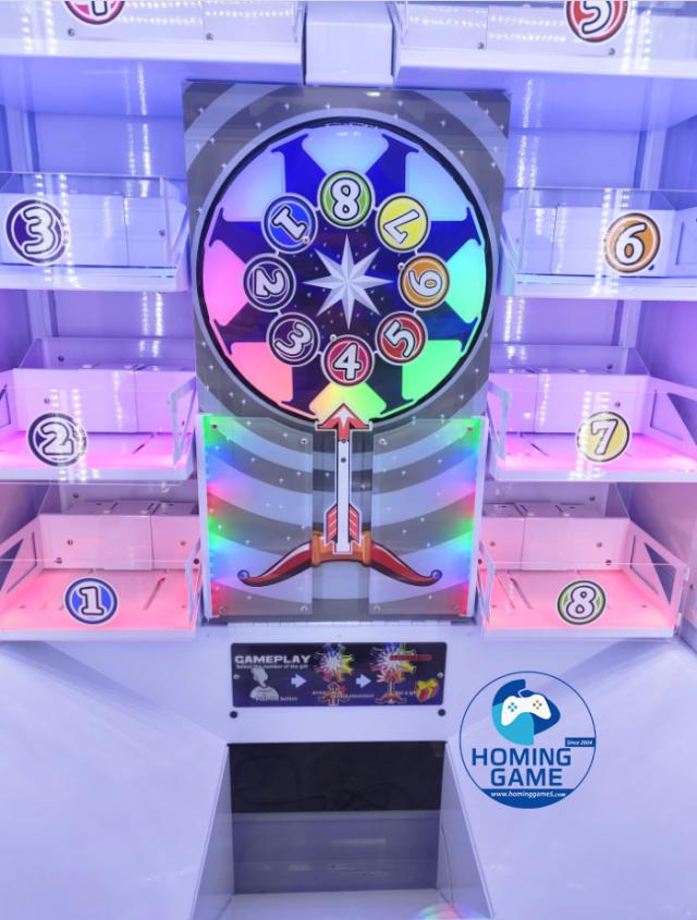 HomingGame Factory Coin-Operated Toy Vending Machine – Magic Arrow Arcade Prize Machine (US/EU Plug, CE Certified) HomingGame Factory Coin-Operated Toy Vending Machine – Magic Arrow Arcade Prize Machine (US/EU Plug, CE Certified)