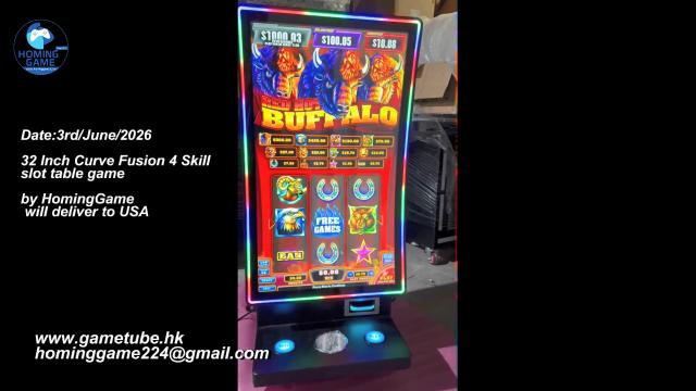 32-Inch Curved Touch Screen Interactive Entertainment Desktop – USA-Ready Fusion 4 Skill Slot Table Game Machine by HomingGame Factory 32-Inch Curved Touch Screen Interactive Entertainment Desktop – USA-Ready Fusion 4 Skill Slot Table Game Machine by HomingGame Factory